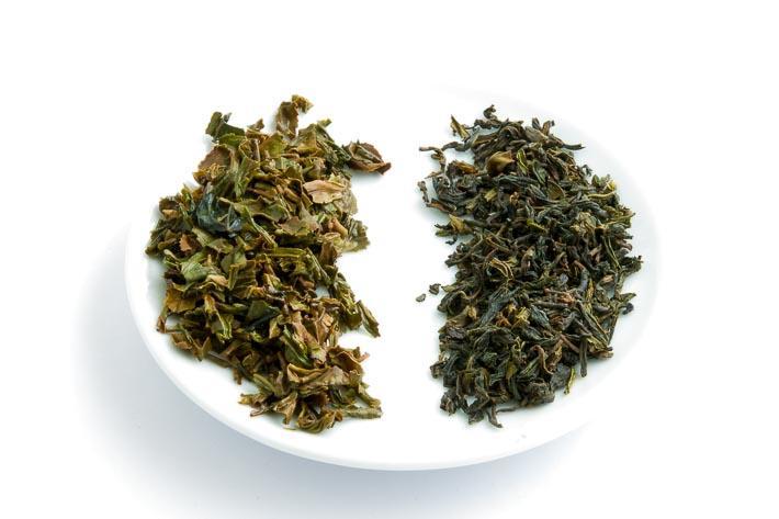 Darjeeling Puttabong SFTGFOP 1 z mezisklizně - suchý a mokrý list
